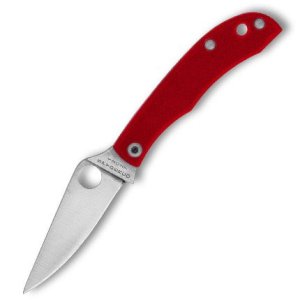 Spyderco C137GRDP Honeybee Red G-10 Folding Knife