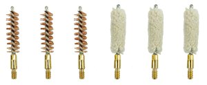 KleenBore 9-SET Handgun Brush & Mop Set .38/ .357/ 9mm #8-32 Thread