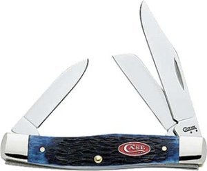 Case Cutlery Navy Bone Med Stkmn 3BL 35/8" 07049