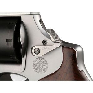 Hogue 00686 Cylinder Release S&W K-L-N Frame Long Stainless Steel Revolver