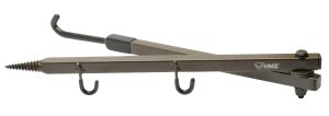 HME FBH3 Folding Bow Hanger 3-Pack, Steel, Extends to 20", Black