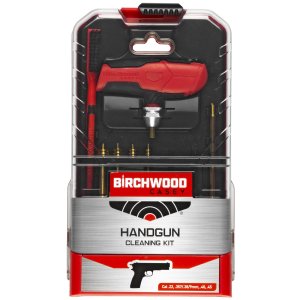 Birchwood Casey Universal Handgun Cleaning Kit 16-Piece Custom Handle