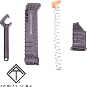ATI SCHMEISSER S50 MLE 9MM GLOCK 17/19 MAGAZINE ADAPTER FOR 50 ROUNDS view 2