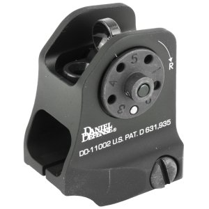 Daniel Defense Sight A.15 Fixed Rear Picatinny 6061-T6 Aluminum Black