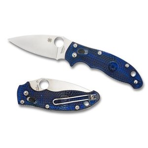 Spyderco C101PBL2 Manix 2 Trans-Blue Knife CTS-BD1 Blade