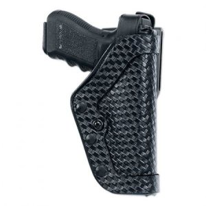 Uncle Mike's PRO-2 Holster for Glock 17 19 22 23 31 Right Hand Size 21 Mirage Basketweave Black