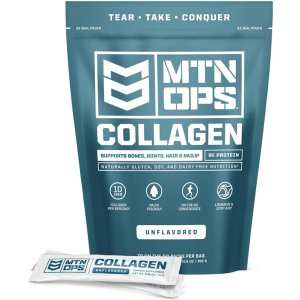 MTN OPS Collagen Trail Packs Unflavored 30ct 9g Protein