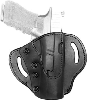 Tagua TXLOCKROT640 Optics Ready Leather Holster Black for PT111/G2