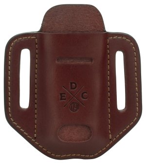 1791 Gunleather HDESSLCHNA EDC Chestnut Leather Belt Slide Ambidextrous