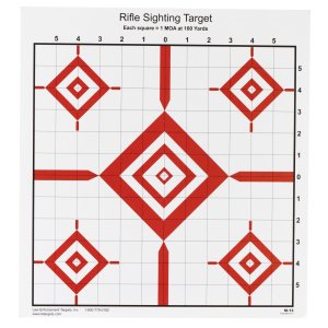 Action Target SI13100 Advanced Rifle Sighting Target 14"x15" 100 Pack
