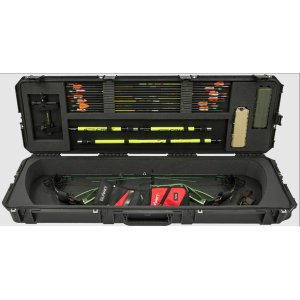 SKB 3i-5014-PL iSeries Target Bow Case Black, Foam Insert, Wheels