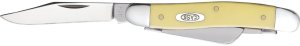 Case Cutlery Med Stckmn 3BL 3.5" Yellow CV Knife