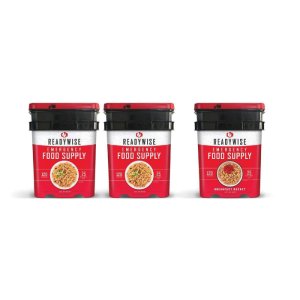 360 Serving Package - 62 lbs - Includes: 2 - 120 Serving Entree Buckets and 1 - 120 Serving Breakfast Bucket