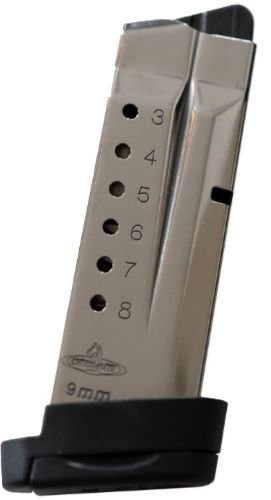 Check Mate CM9SHD8 9mm 8Rd Stainless Magazine