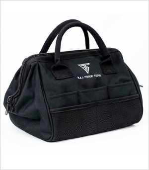 Full Forge Gear 21-404-STB Range Tool Bag, Black, 9"x12"x9.5"