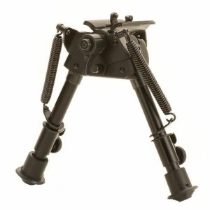 Military Armament Corporation T9501P Pivoting Bipod 6-9In Adjustable Black