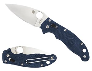 Spyderco C101PDBL2 Manix 2 Blue Lightweight Knife S110V Blade