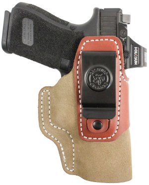 DeSantis 215NJ7FZ0 Transit IWB Holster Kydex/Leather Ruger LCP II Clip