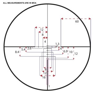 Konus KonusPro 275 7279 3-10x44mm Dual Illuminated Reticle Matte Black