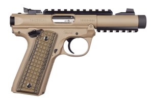 Ruger 40167 Mark IV 22LR 10+1 Dark Earth G10 Grips 4.4" Threaded Barrel