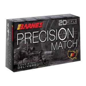 Barnes 30814 Precision Match 6mm Creedmoor 112gr OTM-BT 20 Rounds