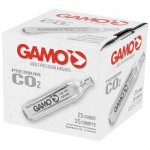 Gamo USA 62124702554 CO2 Cartridges 25 Pack