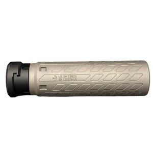 B&T SQD9 Print-X RBS Compact Quick Detach Suppressor 9mm Luger 1.73 Dia 8.11 Length 718 Inconel Grey