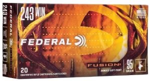 Federal F243TFS1 .243 Win Fusion Tipped .243Win 95gr
