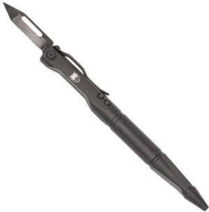 Cobratec CTSCBPKBLK Scribe Pen Knife 1.5 In Black Pocket Clip