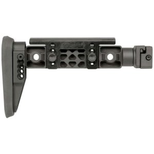 Midwest Industries MI-ALPHA-FBS Fixed Beam Stock 1913 Rail Matte Black