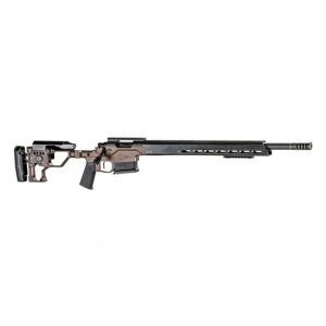 Christensen Arms Modern Precision Ultra-Lightweight 6mm Creedmoor Rifle, 24" Carbon Fiber Barrel, Black Nitride Finish, Desert Brown Folding Stock