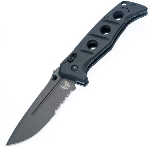 Benchmade Adamas 275SGY-03 3.82 In Black Scales Axis Lock