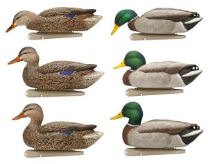 Avian X AVXAVX8076 Topflight Fusion Mallards Multi-Color 6-Pack Decoys