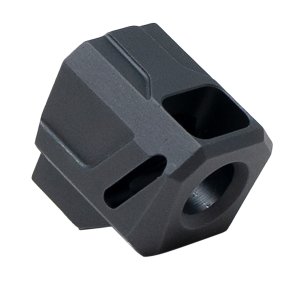 Faxon Firearms FFPACOMPSSMP01 EXOS-524 9mm Compensator 1/2"x28 Aluminum