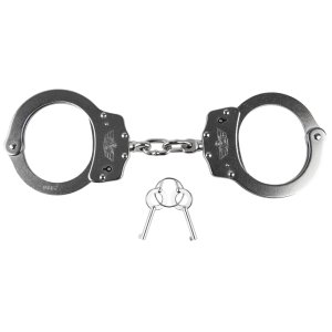 Caliber Gourmet CampCo UZI-HC-C-S Handcuff Chain Silver