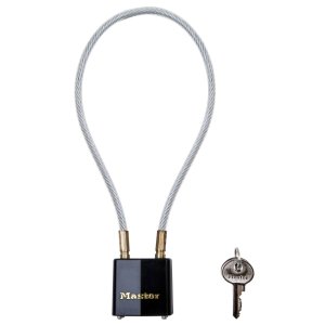 Master Lock 99DSPT 14 Inch Braided Steel Cable Lock Keyed Different