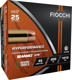 Fiocchi 45LCBA Hyperformance 45 Colt 200gr XPB 25/Box Hunting Ammo