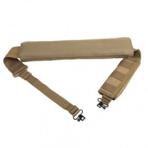 NcStar AASHT Shotgun Bandolier Adjustable Sling with Swivels Tan
