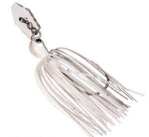 Z-Man ChatterBait JackHammer StealthBlade 1/2 Oz Clearwater Shad