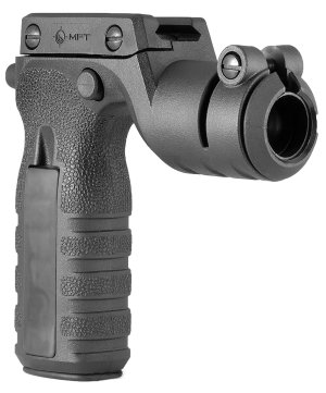 Mission First Tactical RTG Vertical Grip with Torch Holder Black Polymer