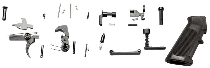 AIM Sports ARCLPK AR-15 Lower Parts Kit Black Pistol Grip