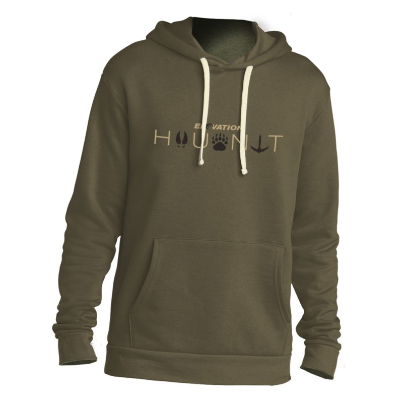 Elevation 811314029805 Hoody Hunter Green XL, 60/40 Cotton/Poly, 7.4 oz