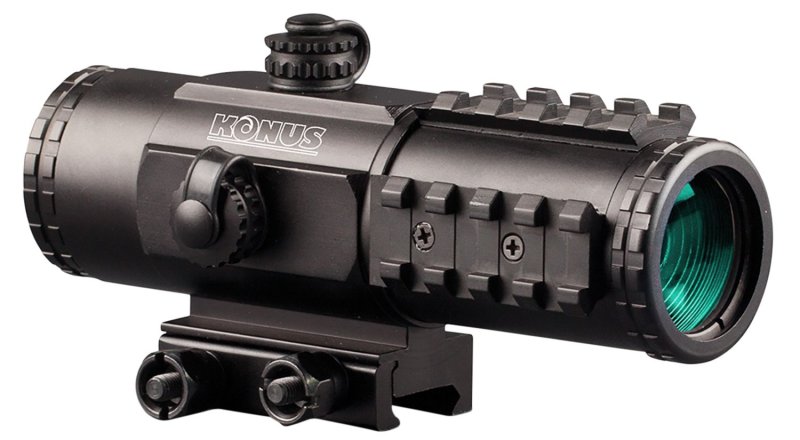 Konus Sight-Pro PTS2 3x30mm Red Dot Sight Red/Blue Illumination 30 MM