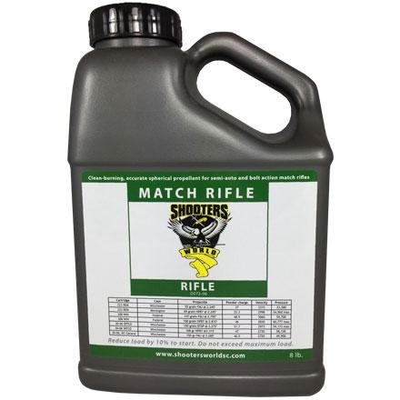 Shooters World D073-068 Match Rifle Powder 8lbs, Spherical, Flash Suppressed