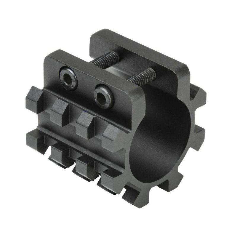 NcSTAR Tri-Rail 12ga Shotgun Weaver-Style Mount for 1 Mag Tube