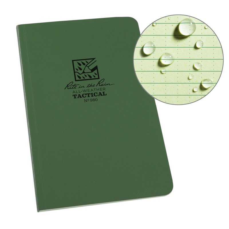 Rite in the Rain Field Book Green All-Weather Notebook Waterproof