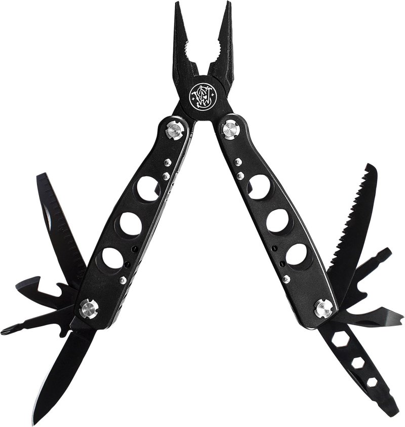 SWK SWMT1CP 282 Stainless Multi Tool 14 Tools with Case Black