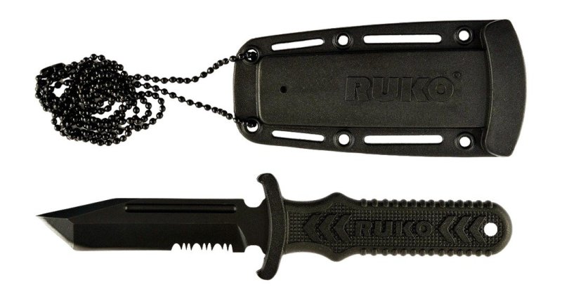 RUKO RUK0098-CS 440A TIN 3 In Neck/Boot Knife