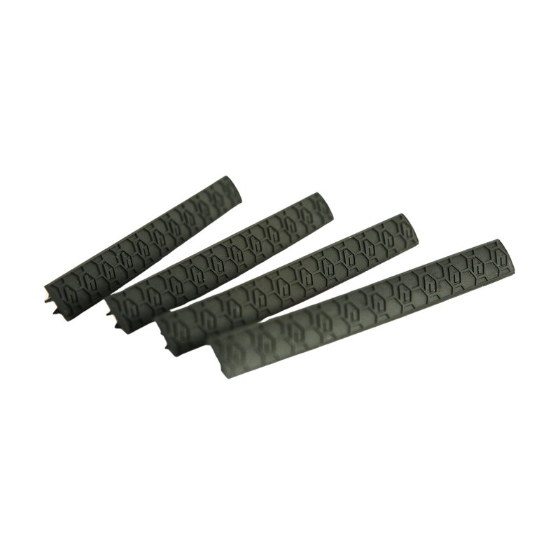 Hexmag HX-MLC-4PK-BLK M-LOK WedgeLok Rail Covers Black