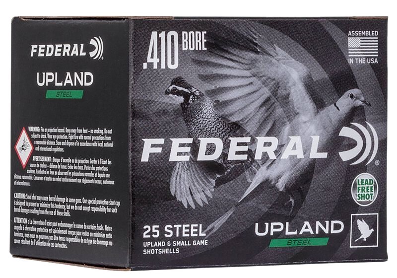 Federal Premium USH410 Upland Steel 410 Gauge 3" 3/8oz #7.5 25rd Box